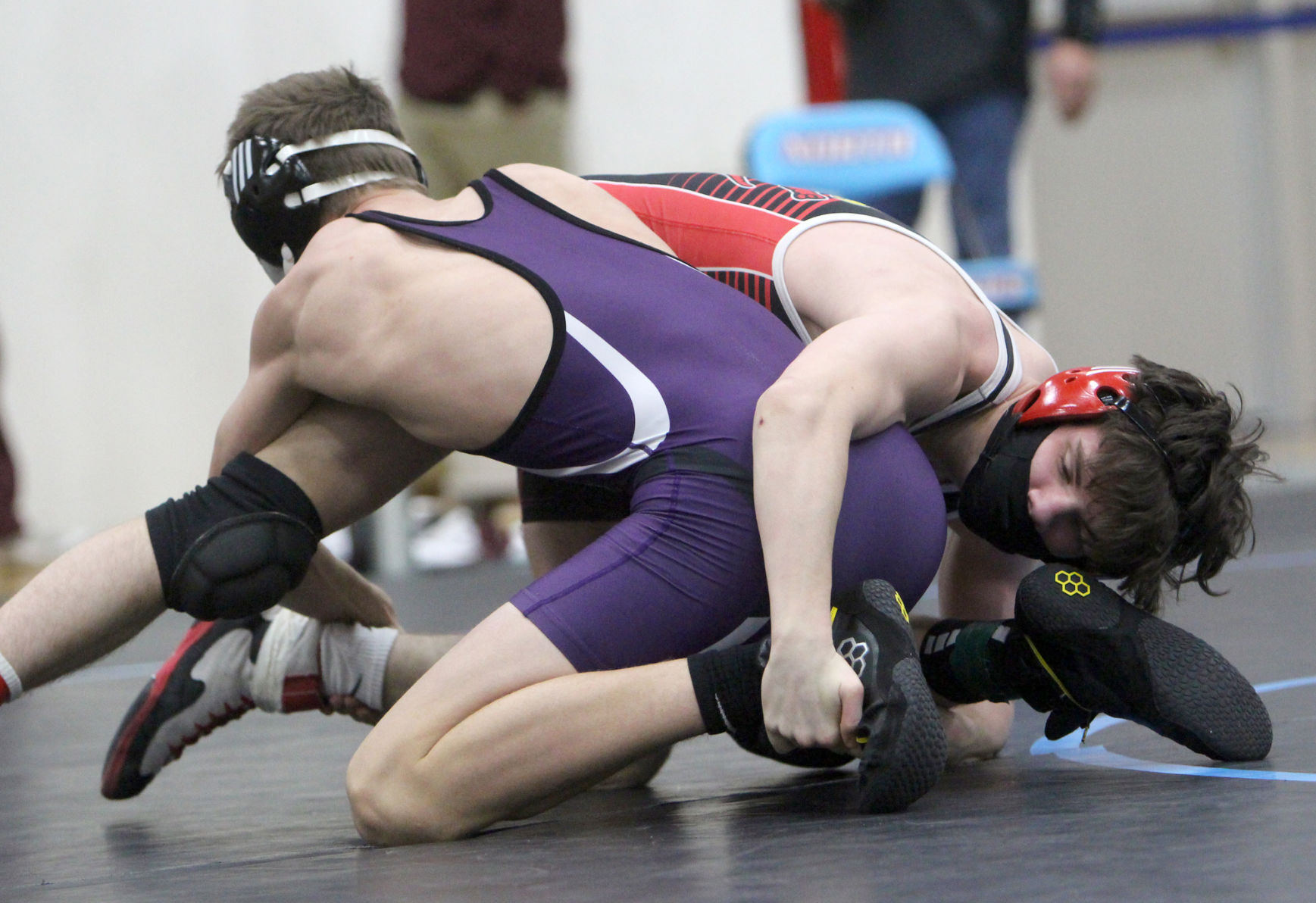 Division 1 prep wrestling sectionals at Eau Claire North 1-30-21